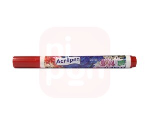 Caneta de Tecido Acrilpen Vermelho Fogo - Acrilex