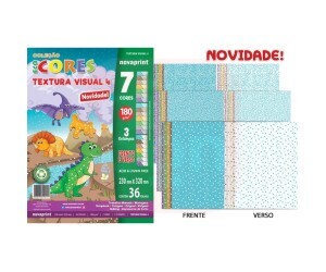 Bloco Eco Cores Textura Visual 4 - 180g 36Fls
