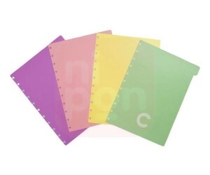 Divisórias Pastel Grande - Caderno Inteligente