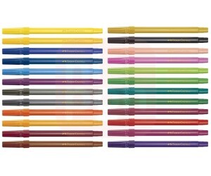 Canetinha Hidrográfica 24 Cores Faber-Castell