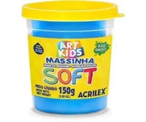 Massa de Modelar 150g Soft Azul - Acrilex