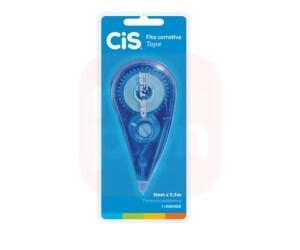 Fita Corretiva Tape 5mm X 5,5m - Cis