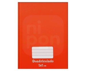 Caderno Quadriculado 1X1 48 Folhas - Vermelho