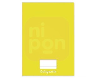 Caderno Caligrafia Vertical 48 Folhas Amarelo - Tamoio