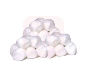 Algodão em Bolas Brancas