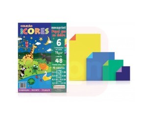 Bloco Ecocores Papel Que Se Dobra