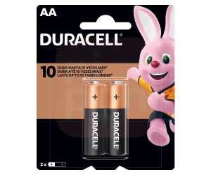 Pilha Alcalina Duracell AA - 2 UN