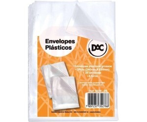 Plástico 4 Furos Oficio Grosso 25 Unidades