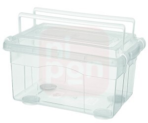 Caixa Organizadora Baby 4,3L C/Alça Transparente