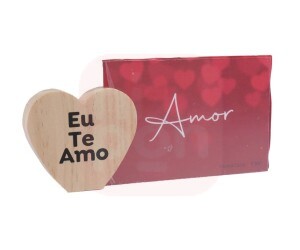 PORTA RETRATO FRASE CORACAO