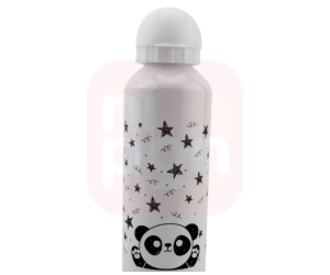 Garrafa De Alumínio Com Tampa 500ml Pandas Squeeze