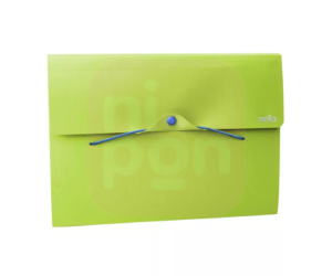 Pasta Sanfonada A4 FullColor Dello verde limão