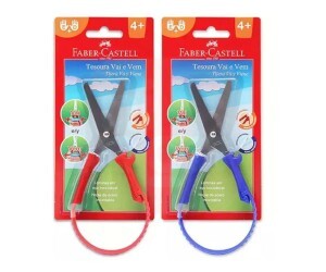 Tesoura Escolar Vai e Vem - Faber-Castell