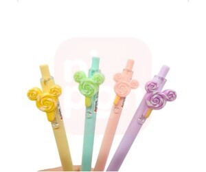 Caneta Fofa Com Ponta 0.5mm Mickey Cores Sortidas