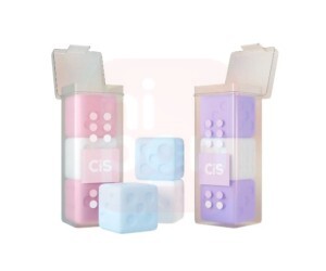 Mini Borracha Cis Dadinhos 3 Unidades