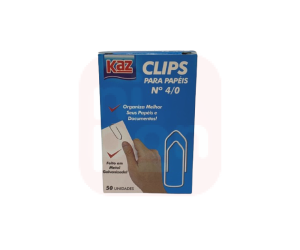 Clips Kaz 2/0 Colorido 100 Unidades