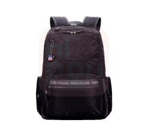 Mochila Grande 2 Compartimentos Paul Frank Classics Preto