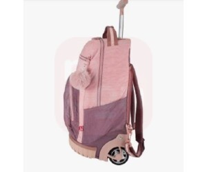 Mochila Escolar Crinkle com Carrinho Rose – Pack n' Go