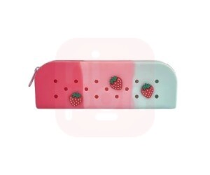 Estojo DAC com Stickers Hello e Pins – Rosa e Verde