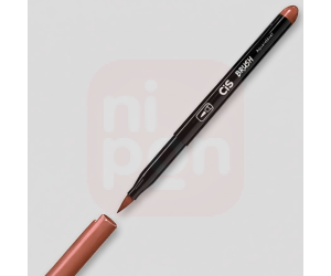 Caneta Marcador Brush Aquarelável CIS - Marrom claro