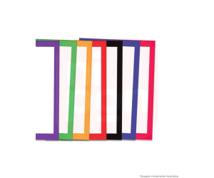 Bloco Eco Cores Moldura A4 120g - Ridet 