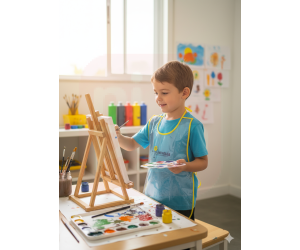 Avental Escolar de Plástico Personalizado