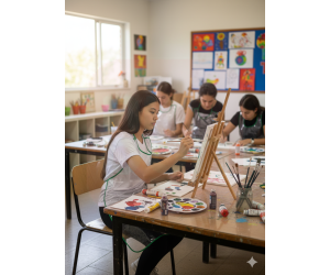 Avental Escolar de Plático