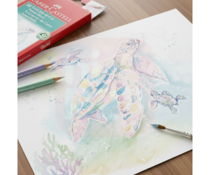 Lápis de Cor 10 Cores Pastel Aquarelável – Faber-Castell 