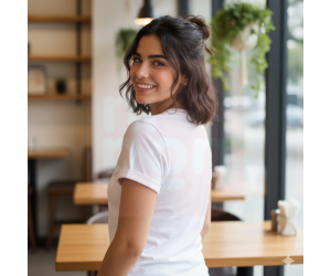 Camiseta Baby Look Branca