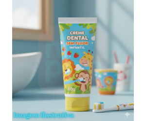 Creme Dental Sem Fluor Infantil