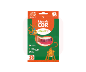 Lápis de Cor 36 Cores - Leo e Leo