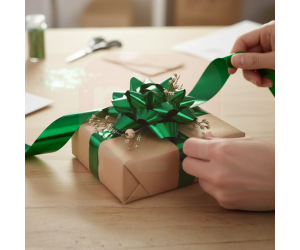 Fita Metaloide Verde 10mm x 50m – Decorativa