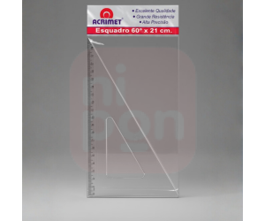 Esquadro 60° x 21cm – Acrimet 