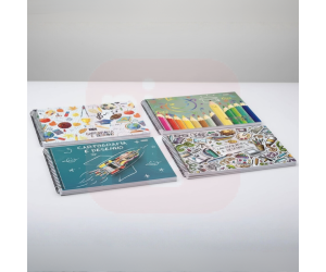 Caderno Cartografia e Desenho 96 Folhas Capa Dura - Jandaia