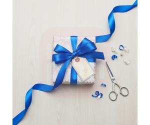 Fita de Cetim 15mm Azul