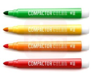 Canetinha 12 Cores Jumbo - Compactor