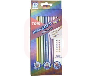 Lápis de Cor 12 Cores Metálica - Tris